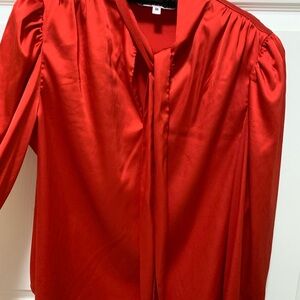 Elegant Red Women's Blouse